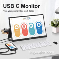 Moniteur portable 15,0 pouces FHD 1080P IPS